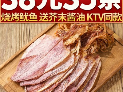 北海烧烤鱿鱼干芥末鱿鱼手撕鱿鱼 海产干货 500g 批发一件代发图1