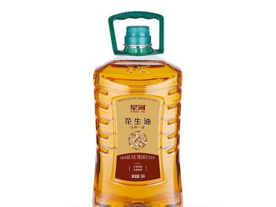 星河花生油5L压榨浓香一级花生油家用炒菜油可按需制作包装食用油图5