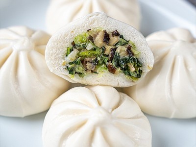 弘发香菇菜包800g 80g*10只 扬州风味早餐大包子酒店食堂商用批发图2