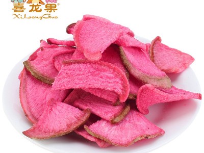 VF脱水红心萝卜脆片袋装即食蔬菜干果蔬干孕妇儿童零食散装称重图5