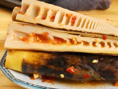 网红手剥笋香辣味 家用休闲零食500g竹笋批发 开袋即食手剥笋批发图4