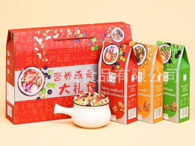 代餐食品酸奶水果坚果燕麦片早餐礼盒装冲饮营养批发零食大礼包图3