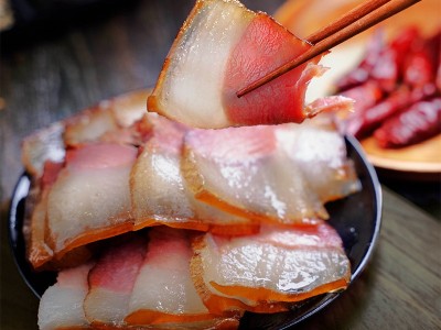 厂家直发四川特产烟熏老腊肉五花腊肉川味瘦肉肥肉腌腊制品大块肉图2