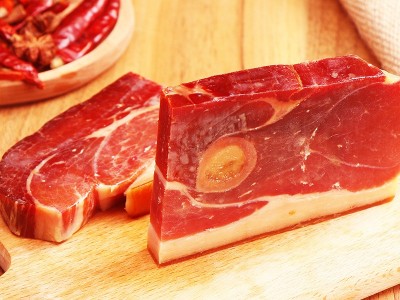 浙江金莘火腿肉 浙江特产煲汤火腿切片块腊味好吃美味火腿肉批发图3