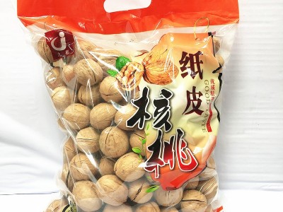 2022年01月新货九都纸皮熟核桃5斤薄壳核桃椒盐奶香味坚果零食图2