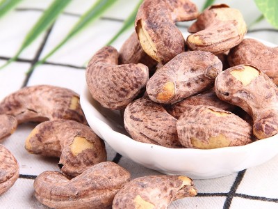 带皮大腰果仁500g盐焗散装原味紫皮坚果干果零食整箱5斤越南干货图3