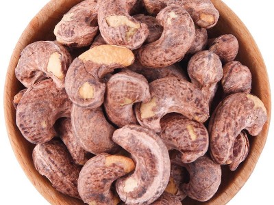 带皮大腰果仁500g盐焗散装原味紫皮坚果干果零食整箱5斤越南干货图5