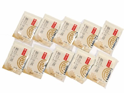 中华老字号崔字牌50g熟白芝麻熟芝麻袋装自封口开袋即食图5