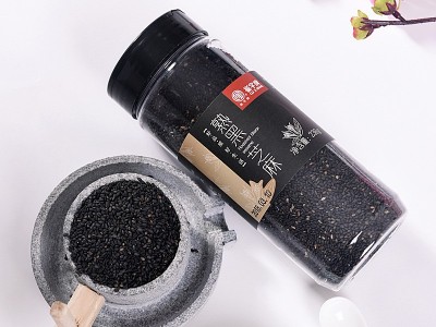 中华老字号崔字牌熟黑芝麻236g桶装图3