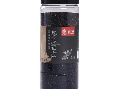 中华老字号崔字牌熟黑芝麻236g桶装图4