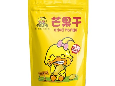 小丫快跑芒果干休闲零食蜜饯果脯100gX6包风味小吃批发一件代发图4