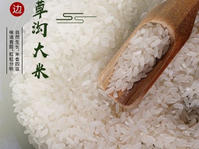 当年新米延边大米百草沟大米 5千克袋装大粒长粒香大米 厂家批发图2