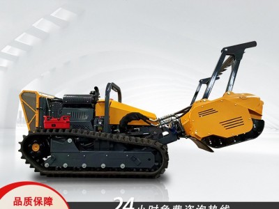 遥控履带拓荒割草机 大型履带智虎机器人 铭江智能护坡开荒机图2