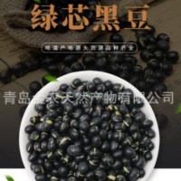 厂家直供黑皮绿仁烘炒黑豆-量大质优，出口品质