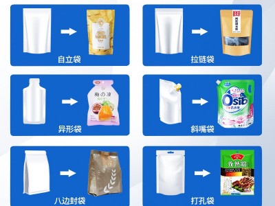 粉末给袋灌装机 颗粒预制袋自动包装机 洗衣液番茄酱给袋式包装机图2