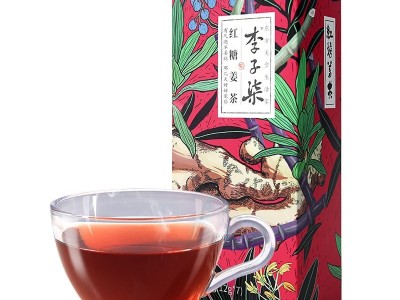 李子柒红糖姜茶84g 手工姜枣茶红糖水 冲饮速溶姜汁 女生调理养生图5