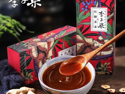 李子柒红糖姜茶84g 手工姜枣茶红糖水 冲饮速溶姜汁 女生调理养生图2