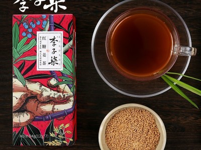 李子柒红糖姜茶84g 手工姜枣茶红糖水 冲饮速溶姜汁 女生调理养生图3