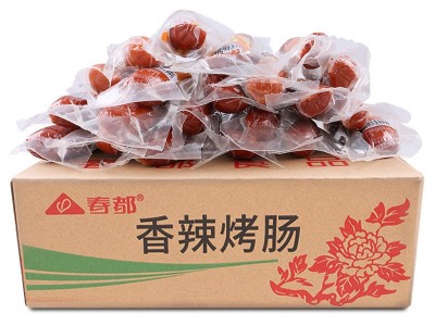 春都香辣烤肠90克大香肠脆皮肠藤椒肠红肠真空即食零食火腿肠整箱图3