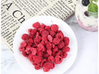 供应冻干树莓粒 蛋糕水果装饰水果颗粒覆盆子树莓丁树莓碎粒图4