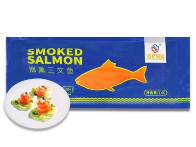 三文鱼智利进口冷冻鱼批发烟熏三文鱼切片原味净含量1kg高端食材图4