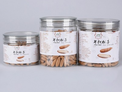 巴西松子罐装500g零食 薄壳易剥原味松子休闲美味 手剥松子坚果图4