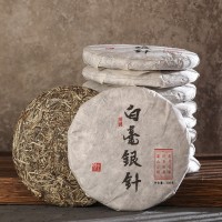 【工厂店】福鼎白茶白毫银针2015年300克白茶饼批发性价比高
