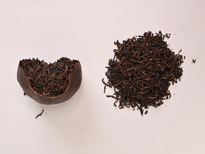 玖溢陈皮茶业 新会大红柑普洱茶 厂家直供图2