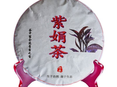 紫娟茶云南普洱景谷紫娟茶饼200克2020年春茶紫鹃原产地厂家批发图5