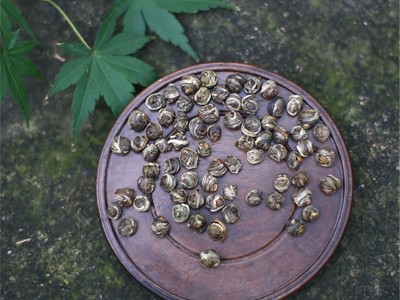 绿茶茶叶 横县茉莉花茶艺福堂茉莉香珠罐装包邮批发厂家直销图2