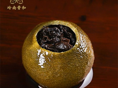 袋装送礼小青柑茶叶 新会陈皮普洱熟茶 生晒宫廷青橘茶柑普桔子茶图2