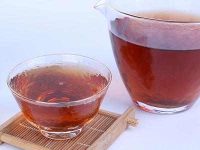 云南特产茶叶普洱茶 2002年天下普洱 大叶种茶熟茶饼茶厂家直营图2