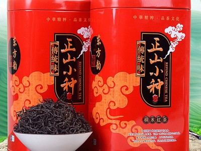 正山小种红茶礼盒装新茶叶武夷山桐木关蜜香正山小种罐装袋子批发图3