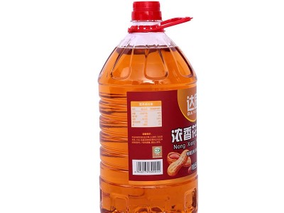 厂家直供5升达园浓香花生油 非转基因厂家批发压榨一级浓香食用油图4