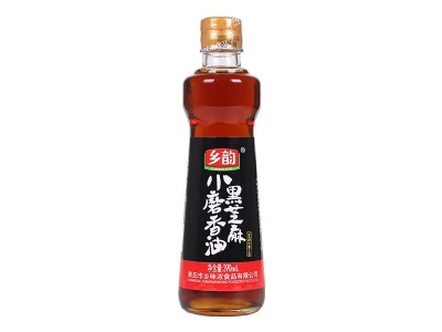 乡韵黑芝麻油纯黑芝麻磨制香油批发厂家生产调味油食用油家用商用图5