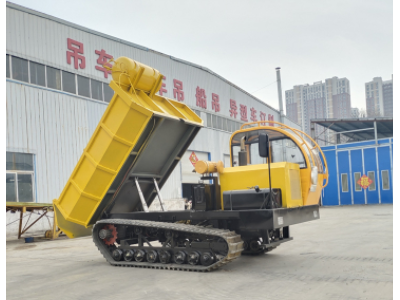 回填土履带运输车 10吨座驾式履带运输车 快速后桥式山地自卸车图3
