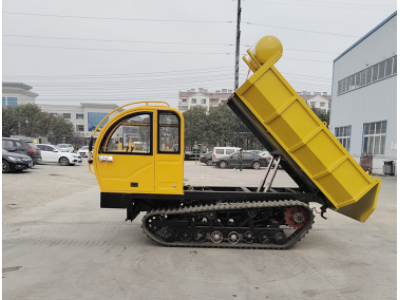 回填土履带运输车 10吨座驾式履带运输车 快速后桥式山地自卸车图5