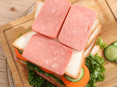 午餐肉方形火腿片切片早餐三明治食材烘焙专用商用即食三文治方肠图4