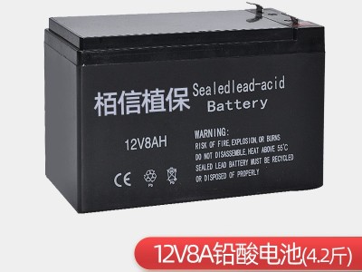 12V8A农用电动喷雾器电池 蓄电池 照明电瓶 喷雾器电瓶促销热卖图4