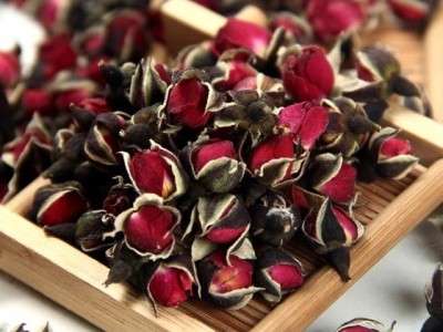 云南金边玫瑰花冠茶批发 产地新货玫瑰花茶批发散装干玫瑰一斤图2