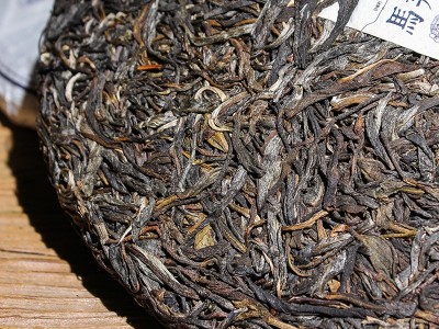 云南普洱茶生茶饼茶马邦贡饼古树茶普洱生茶饼357g普洱茶七子饼茶图2