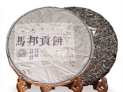 云南普洱茶生茶饼茶马邦贡饼古树茶普洱生茶饼357g普洱茶七子饼茶图4