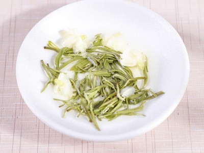 2022半坡芳茗飘雪茉莉花茶散装碧潭花茶四川蒙顶茶叶一件代发图2