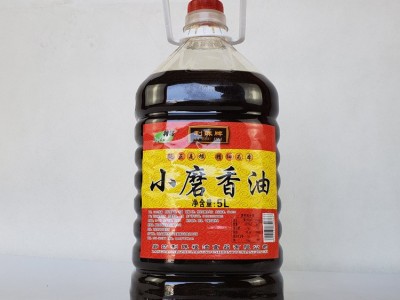 厂家直供5L桶装香油 芝麻油 小磨香油国产小磨芝麻油图2
