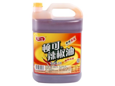 顿可辣椒油餐饮饭店装香辣风味火锅凉皮凉拌红辣椒调味油图5