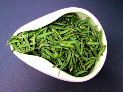 雀舌2022新茶头采绿茶单芽独芽竹叶型早春茶叶500g爱雪丫图4