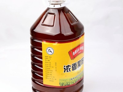 浓香菜籽油2.5L装整箱批发订购自榨食用植物油 商用菜油菜籽油5斤图3