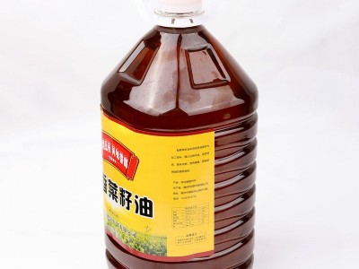 浓香菜籽油2.5L装整箱批发订购自榨食用植物油 商用菜油菜籽油5斤图4