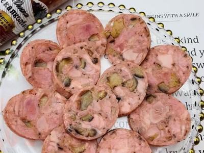 俄罗斯风味海参香肠350g猪肉鸡肉海参肉肠烹饪火腿肠速食烤肠批发图3
