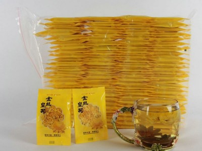 金丝皇菊婺源皇菊黄山贡菊花黄菊大菊花草茶 厂家批发100朵装图4